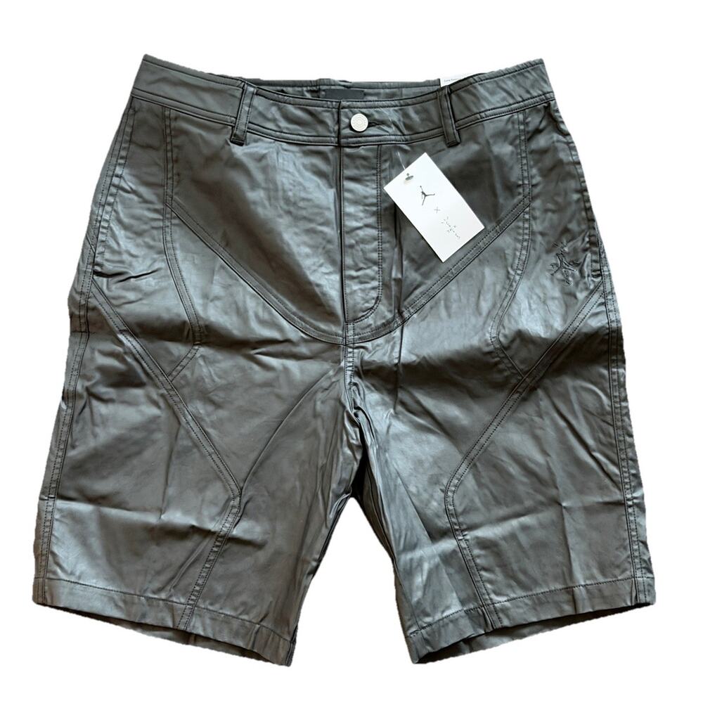 Jordan x Cactus Jack Travis Scott Waxed Shorts Size 32 Nike DZ5477 NWT